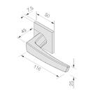 Fechadura Bmw Seattle Cromado Para Banheiro