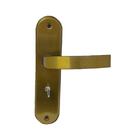 Fechadura Bronze Latonado Modelo Torino Para Porta Banheiro -