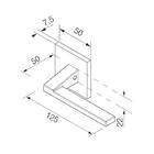 Fechadura Chopin Cromado Externa Cromado