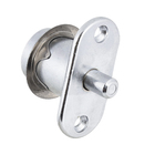 Fechadura Cilindro para Móveis Embutir Aço 22mm Prata 1 peça