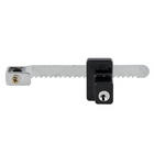 Fechadura Cilindro para Vitrine de Vidro Zamac 140mm Preto 1 peça