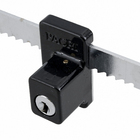 Fechadura Cilindro para Vitrine de Vidro Zamac 140mm Preto 1 peça