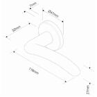 Fechadura Classic Externa Cromada