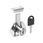 Fechadura Com Batente Lingueta Longa Niquelado 4cm - Hardt