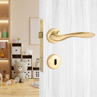 Fechadura Conceito Aero Interna 55mm Latão Acetinado Lockwell