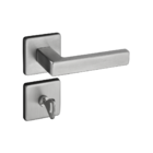 Fechadura Concept Inox Escovado Roseta Quadrada 40mm Pado Ban