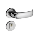 Fechadura Contemporânea Cromado Premium Externo