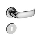 Fechadura Contemporânea Cromado Premium Interno