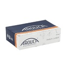 Fechadura Dama Preta Arouca 40mm Roseta Quadrada Inox - Banhe