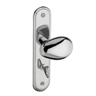 Fechadura para Portas de Banheiro 40mm Zamac Cromado Concept 404 Pado