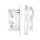 Fechadura para Portas de Banheiro 55mm Aço Inox Polido Marina Pado