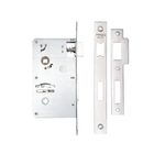 Fechadura para Portas de Banheiro 55mm Zamac Cromado Acqua Star Pado