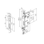 Fechadura De Embutir Interna Zamac Concept Rq1 414-40ci Crp C