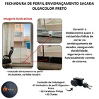 Fechadura De Perfil Envidracamento Sacada Olgacolor Preto