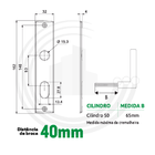 Fechadura De Porta Externa De Embutir