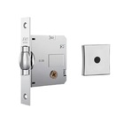 Fechadura De Porta Tetra Cromada Quadrada Rolete 1005 Stam