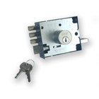 Fechadura De Portao Stam 701/100 Yale  3pinos Preta Sobrepor