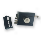 Fechadura De Portao Stam 701/100 Yale  3pinos Preta Sobrepor