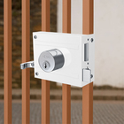 Fechadura De Portao Stam 701/100 Yale Branca Sobrepor