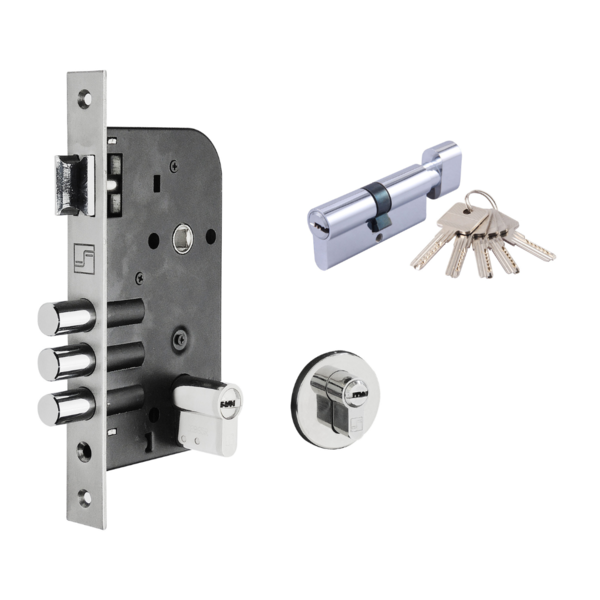 Fechadura de Segurança com Euro cilindro knop