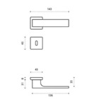 Fechadura Design Unique Externa 55mm Cobre Zbz Lockwell