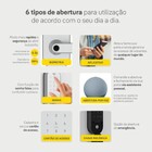 Fechadura Digital  Yale YMC 420W IP55 Branca Cromada de Embutir com Biometria, Senha, Cartão e Chave