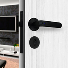 Fechadura Digital Arouca Embutir para Porta de Madeira Biometria e Chave 40mm