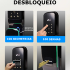 Fechadura Digital Biométrica Eletrônica Inteligente Automatiz