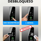 Fechadura Digital Biométrica Eletrônica Primebras Para Porta