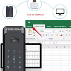 Fechadura Digital Biométrica Eletrônica Primebras Para Porta