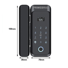 Fechadura Digital Biométrica Eletrônica Primebras Para Porta