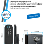 Fechadura Digital Biométrica Wifi S812 De Sobrepor