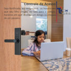 Fechadura Digital Biométrica X1 Ekaza  - Eknh-t129