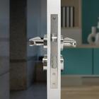 Fechadura Digital C/ Biometria De Embutir Sl135 Prata Papaiz