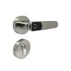 Fechadura Digital C/ Biometria De Embutir Sl135 Prata Papaiz