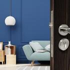 Fechadura Digital C/ Biometria De Embutir Sl135 Prata Papaiz