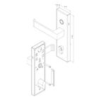 Fechadura Digital D300 Em Aço Preto Imab