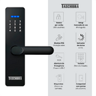 Fechadura Digital De Embutir Taschibra Tfcs01 Preto Fosco