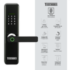 Fechadura Digital De Embutir Taschibra Tfee02 Biométrica Pret