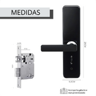 Fechadura Digital De Embutir Taschibra Tfee02 Biométrica Pret