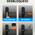 Fechadura Digital Eletrônica Biométrica Primebras C/ App E Bl