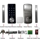 Fechadura Digital Eletronica Milre 8600 Preta Com Gateway Hub