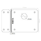 Fechadura Digital Eletronica Sobrepor 12v Para Portao Papaiz