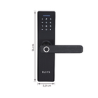 Fechadura Eletrônica Digital Elsys com Biometria e Senha ESF-DE2000B Embutir para Porta de Giro