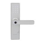 Fechadura Eletrônica Digital Elsys com Biometria e Senha ESF-DE2000B PRATA Embutir para Porta de Giro