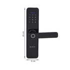 Fechadura Eletrônica Digital Elsys com Biometria, Chave e Senha e Wi-Fi ESF-DE4000B Embutir para Porta de Giro