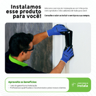 Fechadura Digital Elsys Senha e TAG Tecno ESF-DS4100V Preta Sobrepor