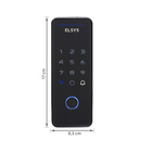 Fechadura Digital Elsys Senha e TAG Tecno Preta Sobrepor