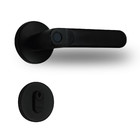 Maçaneta Digital Embutir para Porta de Madeira Arouca 55mm Biometria Chave