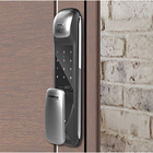 Fechadura Digital Intelbras FR 630 Embutir para Porta de Madeira  Chave Senha Cartão e Biometria